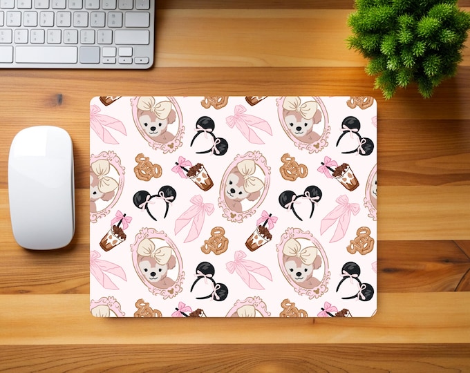 Disney Mickey Duffy Coquette Mousepad Office Decor