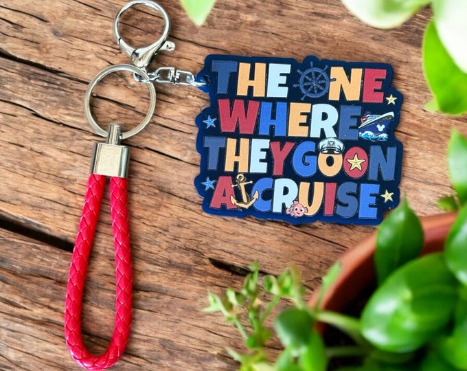 Disney Cruise Line Bag Tag Keychain Mickey Minnie Tag