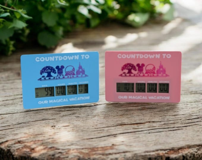 Disney World Countdown Digital Timer Vacation Countdown