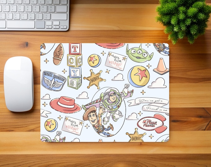 Disney Toy Story Mouse Pad Buzz Woody Office Decor