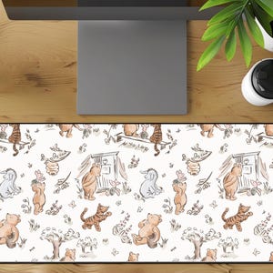 Disney Pooh Desk Mat Mousepad Office Decor