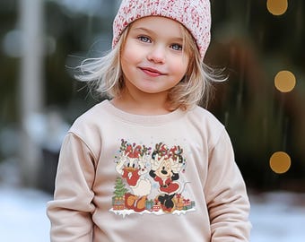 Disney Minnie Daisy Christmas Sweatshirt Toddler Shirt