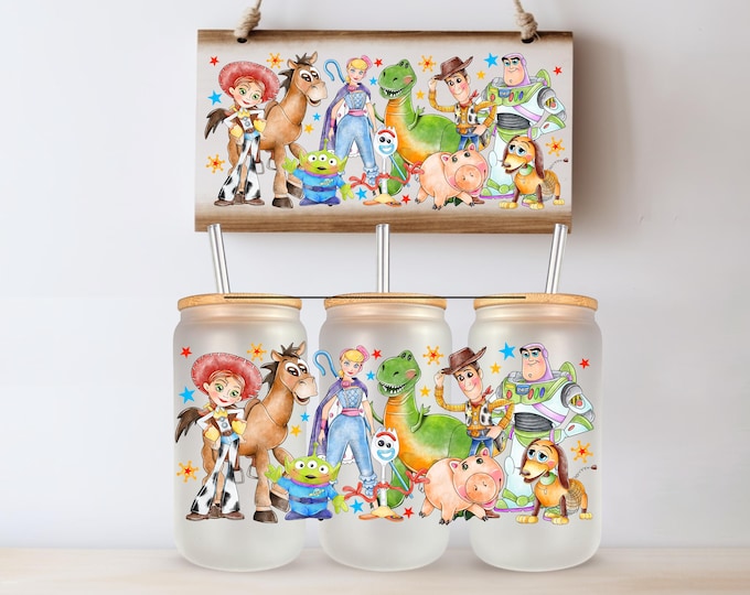 Toy Story Inspired UV DTF Cup Wrap Same Day Print