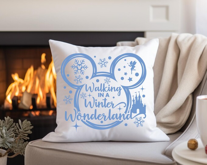 Disney Castle Mickey Pillow Cover
