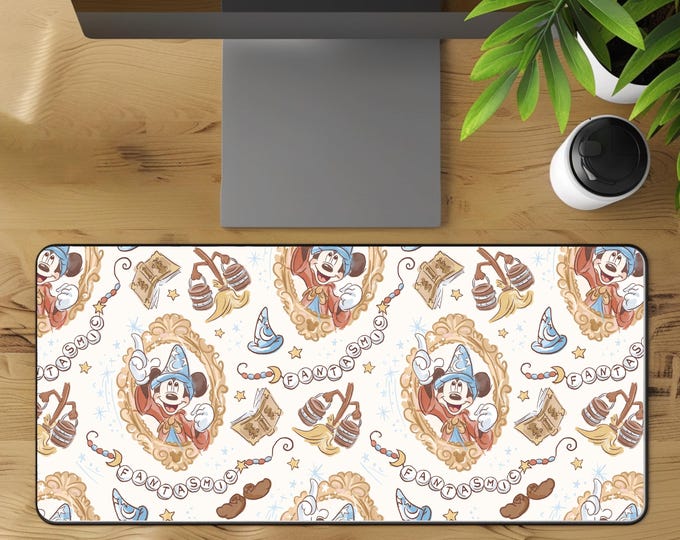 Disney Sorcerer Mickey Fantasmic Desk Mat Mousepad