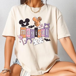 Disney Mickey Magical Halloween Comfort Color T-Shirt