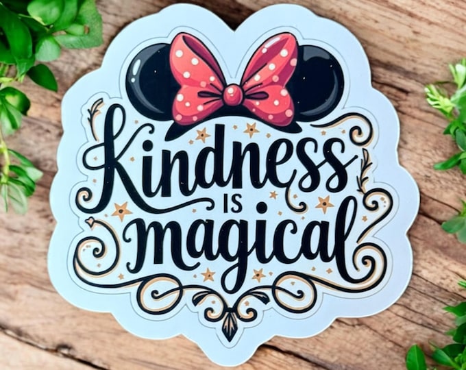 Disney Mickey Minnie Kindness is Magical Sticker