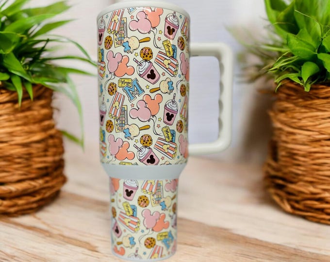 Disney Snacks Tumbler 40 OZ Simple Modern Style