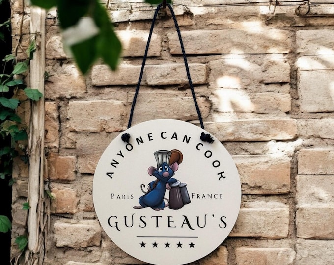 Disney Ratatouille Kitchen Sign Remi Home Decor