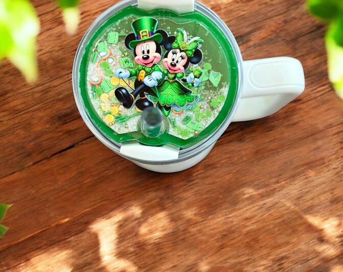 Disney St. Patrick's Mickey Minnie Stanley Shaker Topper