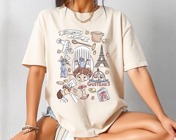 Disney Ratatouille T-Shirt Remi Comfort Color Shirt