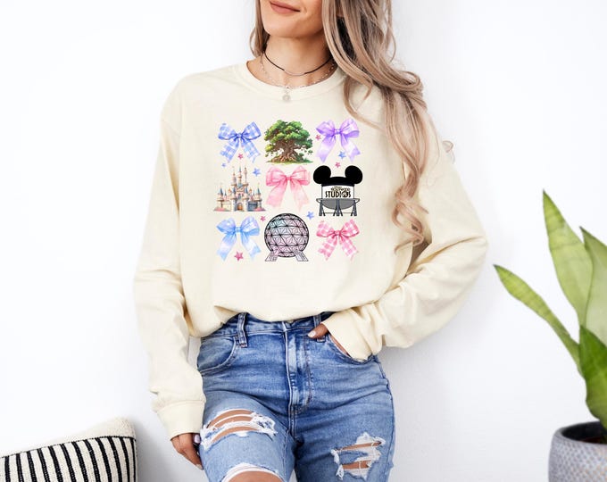 Disney Four Park Coquette T-Shirt Comfort Colors