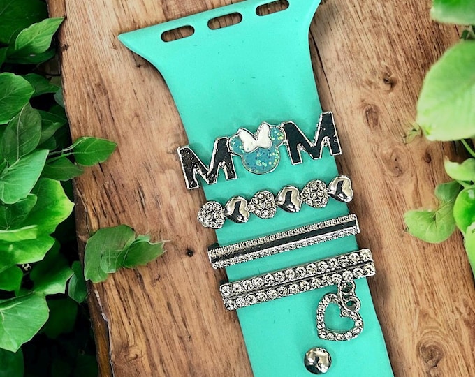 Disney Mickey Mom Apple Watch Band With Charms