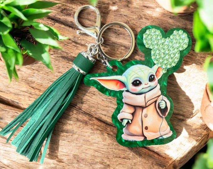 Star Wars Baby Yoda Keychain Bag Tag The Child Accessory