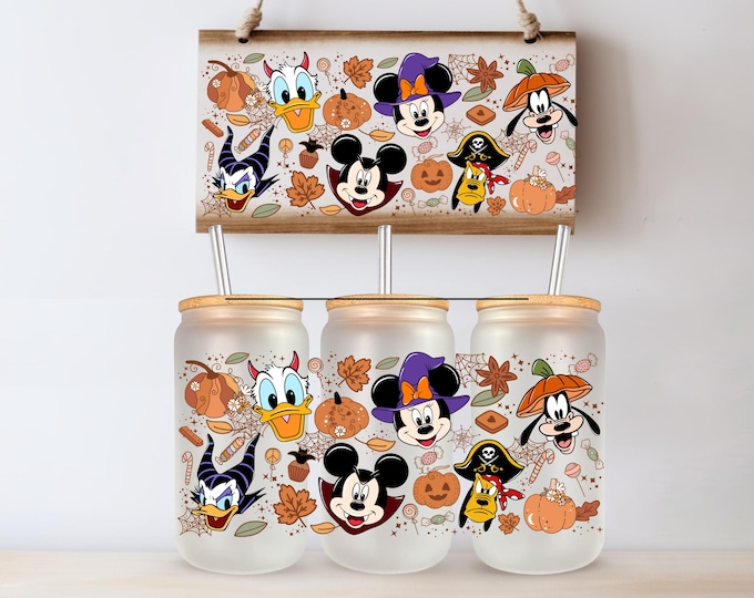 Disney Inspired UVDTF Cup Wrap Ready to Apply Tumbler Wrap