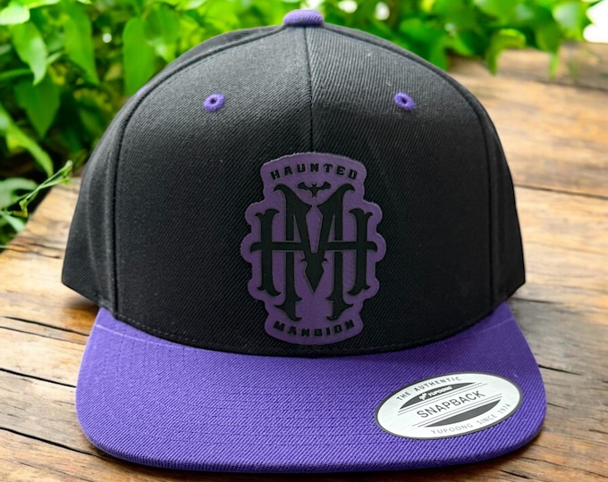 Disney Haunted Mansion Trucker Hat Snapback Adjustable
