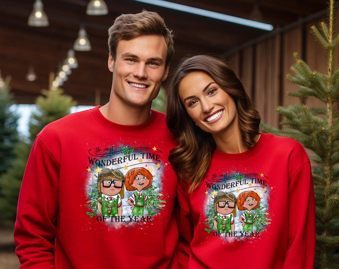 Carl Ellie UP Christmas Sweatshirt