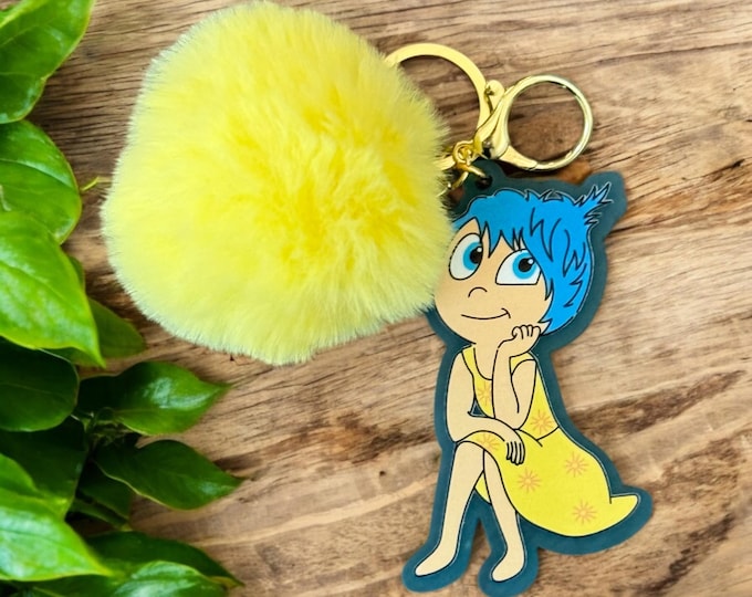 Disney Inside Out Joy Keychain Bag Tag