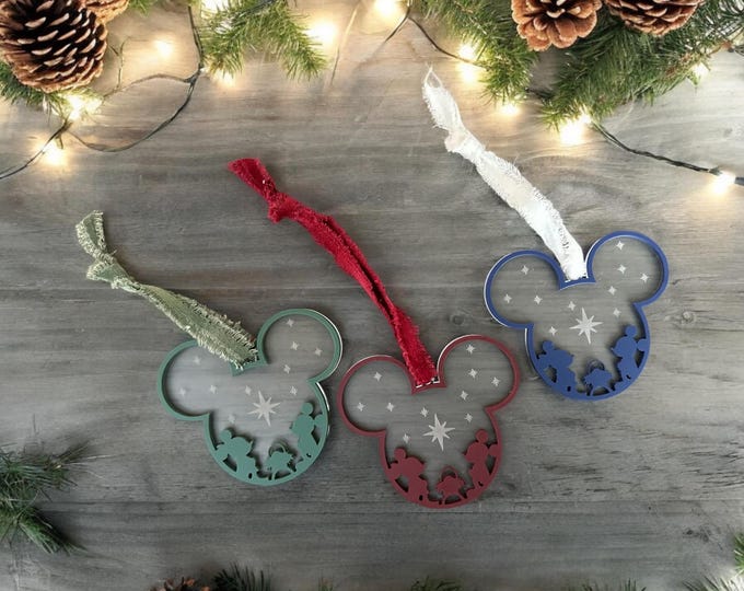 Disney Mickey Minnie Christmas Tree Ornament