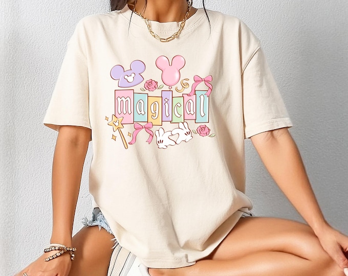 Disney Mickey Snacks T-Shirt Comfort Colors Park Icons