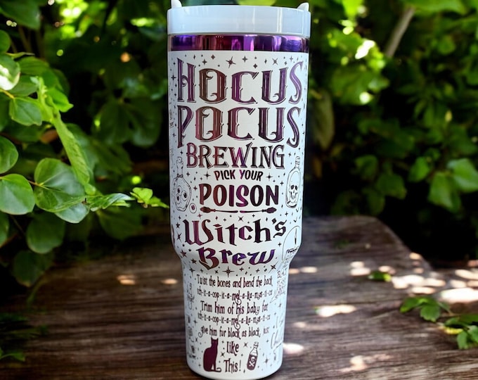 Disney Hocus Pocus Stanley Style Tumbler 40 OZ Cup