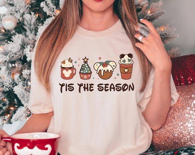 Disney Mickey Christmas T-Shirt Comfort Colors