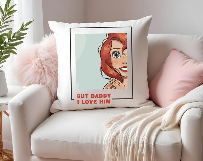 Disney Little Mermaid Ariel Pillow Cover Home Decor