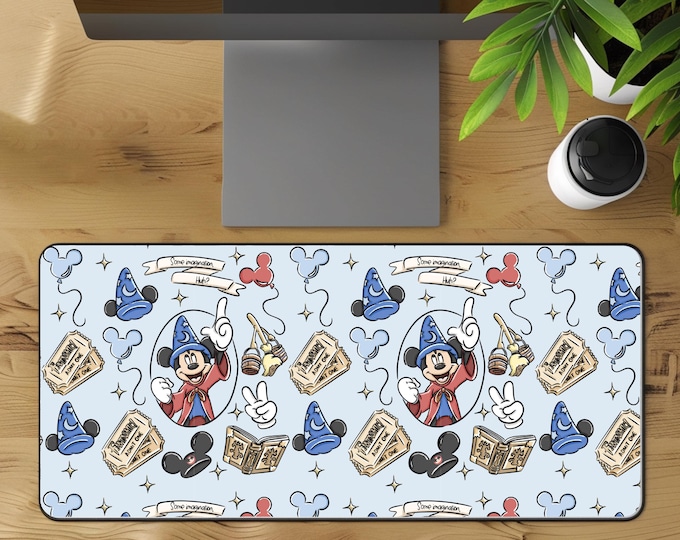 Disney Fantasmic Mickey Desk Mat Mouse Pad Office Decor