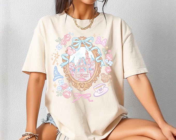 Disney Mickey Fantasia T-Shirt Comfort Colors Coquette Shirt