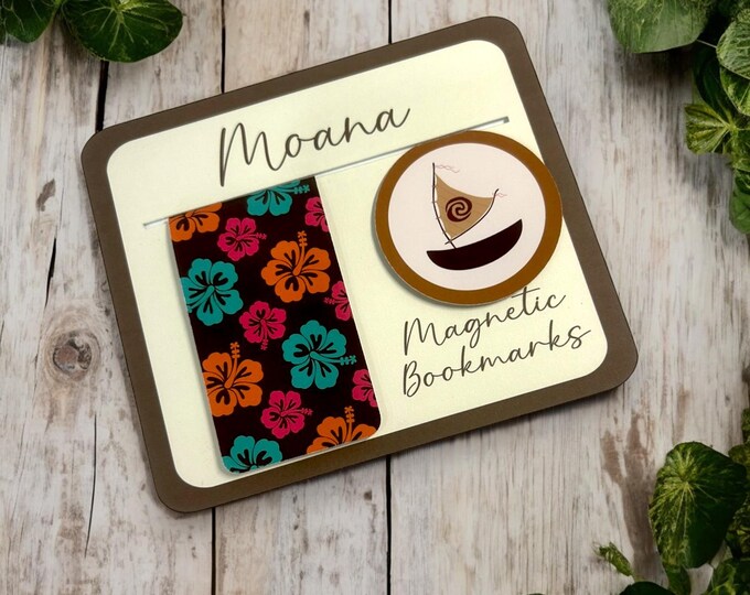 Disney Moana Bookmark Magnetic Bookmark Set