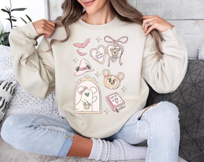 Disney Halloween Coquette Mickey Sweatshirt