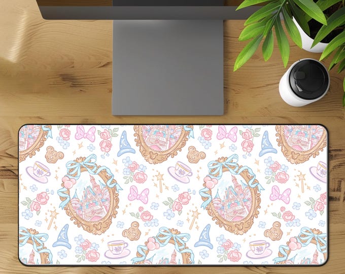 Disney Castle Fantasmic Desk Mat Mousepad