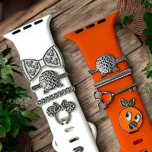 Disney Epcot Orange Bird Apple Watch Band With Charms