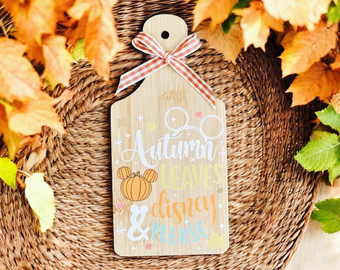 Disney Mickey Fall Tiered Tray Sign
