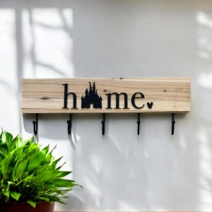 Disney Home Castle Key Holder Coat Hanger Decor