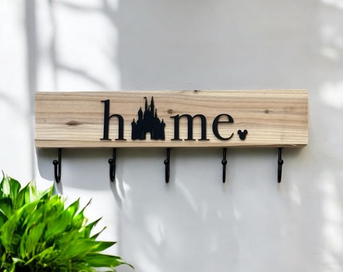 Disney Home Castle Key Holder Coat Hanger Decor
