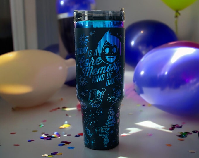 Inside Out 40 OZ Engraved Tumbler with Topper