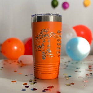 Tigger Inspired Disney Tumbler