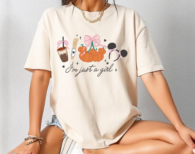 Disney Mickey Fall Coquette Shirt Comfort Color Tee