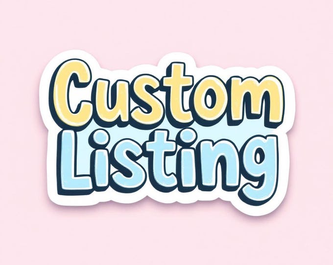 Custom Listing for Laura