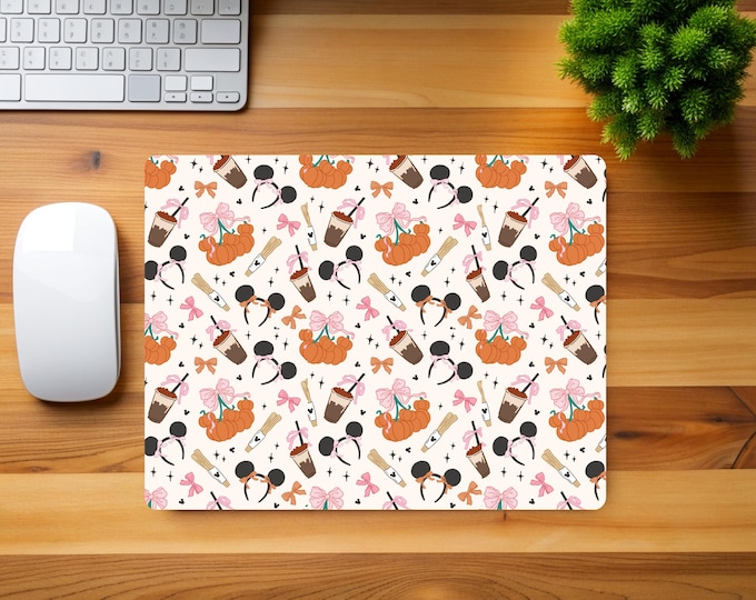Disney Mickey Pumpkin Fall Mouse Pad