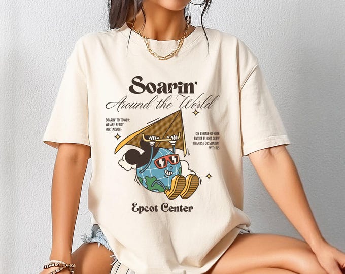 Disney Epcot Soarin T-Shirt Comfort Color Shirt