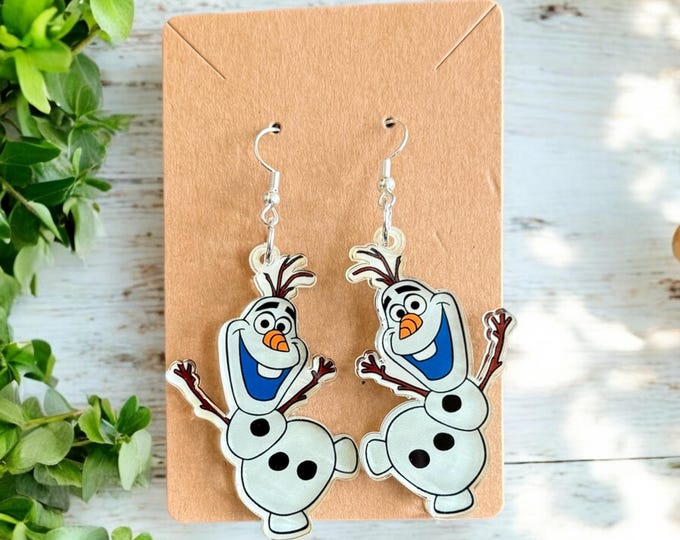 Disney Frozen Olaf Earrings Dangle Earrings