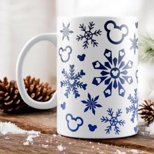 Disney Mickey Winter Snow Coffee Mug