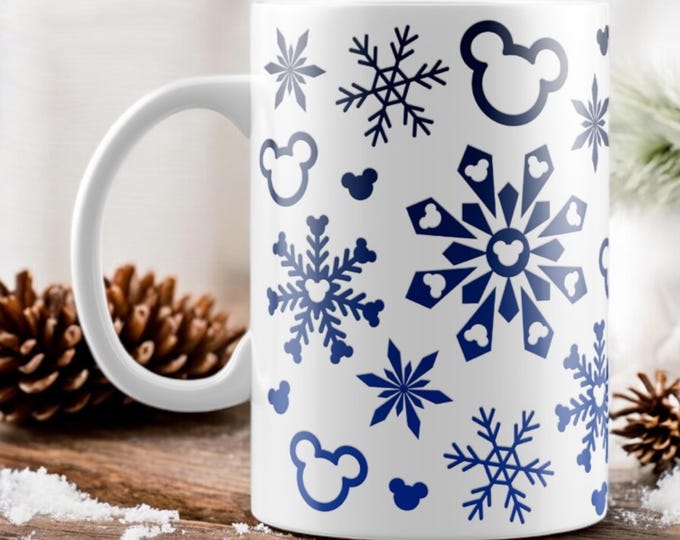 Disney Mickey Winter Snow Coffee Mug