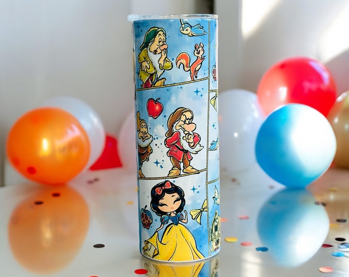 Snow White Seven Dwarfs  20 OZ Tumbler