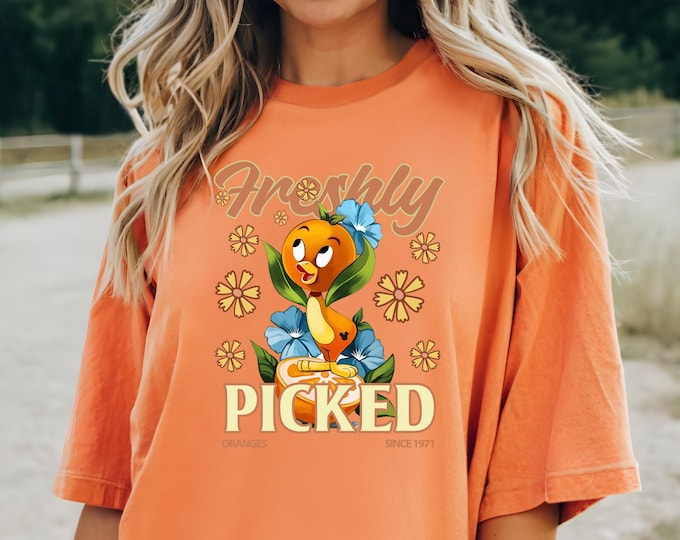 Disney Orange Bird Comfort Color T-Shirt Epcot Festival of the Arts