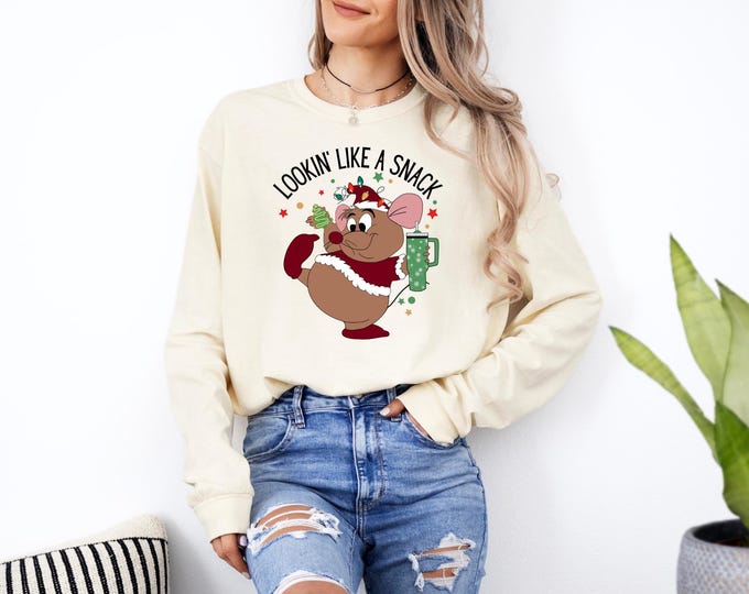 Gus Gus Christmas Shirt Lookin Like A Snack Comfort Colors