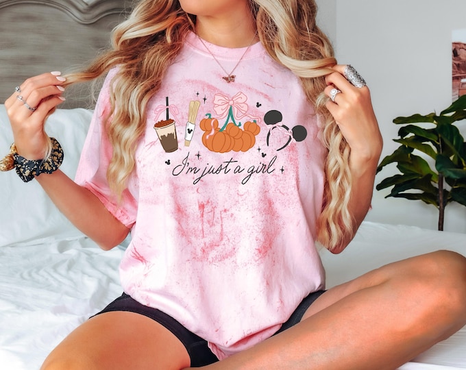 Disney Fall Mickey T-Shirt Comfort Color Coquette Shirt