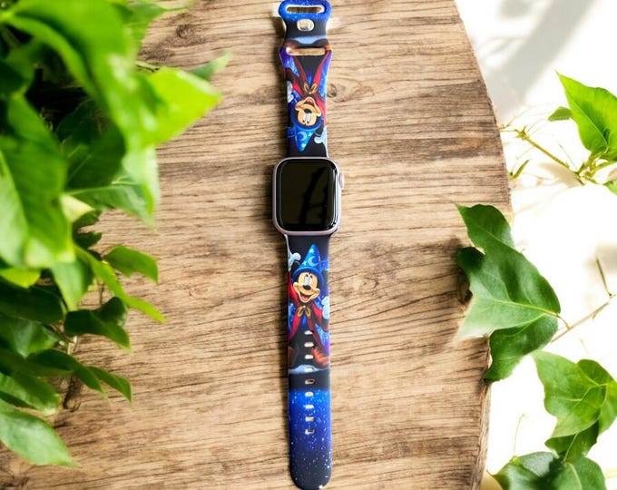 Disney Sorcerer Mickey Apple Watch Band Fantasmic Jewelry